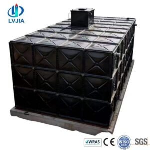 BDF Underground 20000L Water Tank — bdf water tank — sectional panels being assembled on site