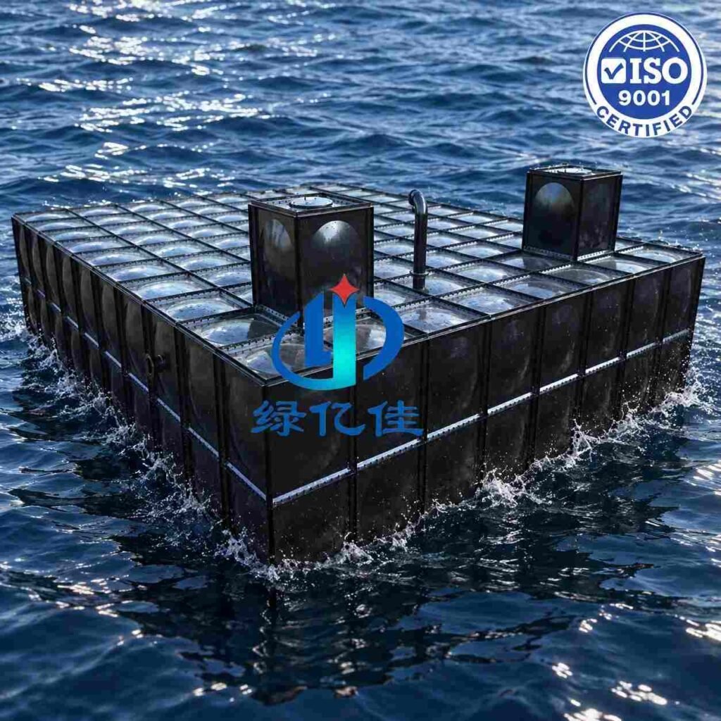 BDF fire water tank set in a deep excavation with reinforced panel courses
