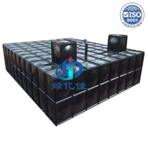 Heavy-Duty BDF Underground Fire Water Tank — bdf fire water tank — sectional panels being assembled on site