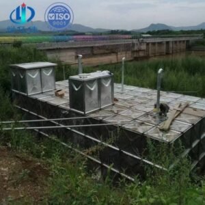 BDF Underground Fire and Rainwater Tank — two compartment bdf tank — completed installation ready for commissioning
