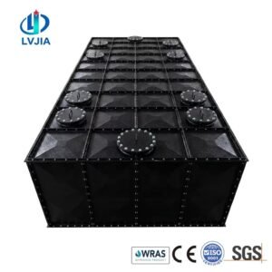 Food-Grade BDF Underground Water Tank 1000m3 — food grade bdf tank — access hatch, vent and pipework connections