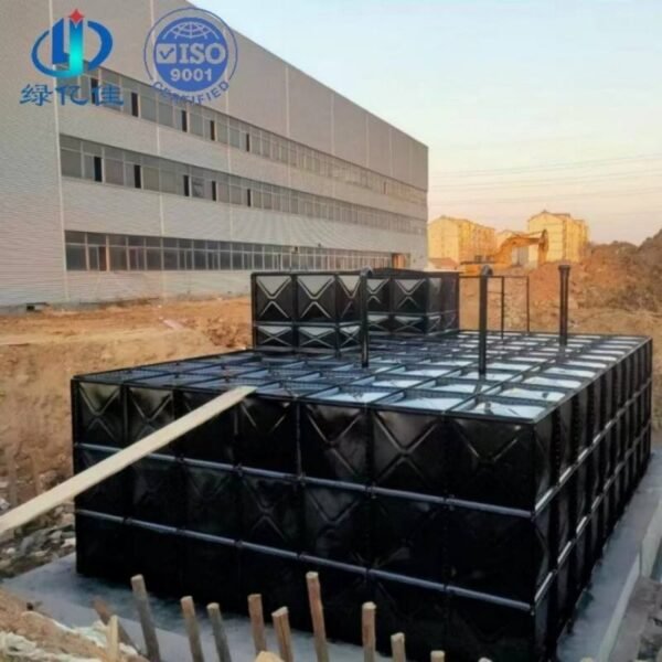 Galvanized Stainless Composite BDF Water Tank — bdf composite water tank — inside the assembled tank before filling
