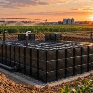 BDF Underground Irrigation Water Tank — bdf irrigation water tank — installed on site before backfill
