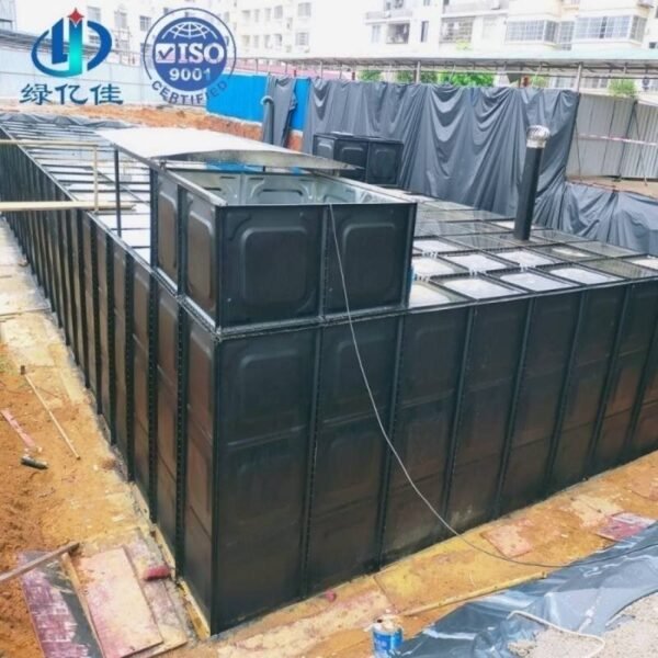 BDF Underground Irrigation Water Tank — bdf irrigation water tank — the tank in service on a working site
