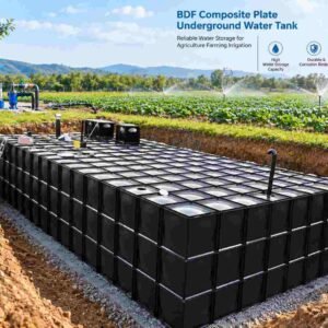 BDF Underground Irrigation Water Tank — bdf irrigation water tank — panel detail showing the bolted, gasketed joint