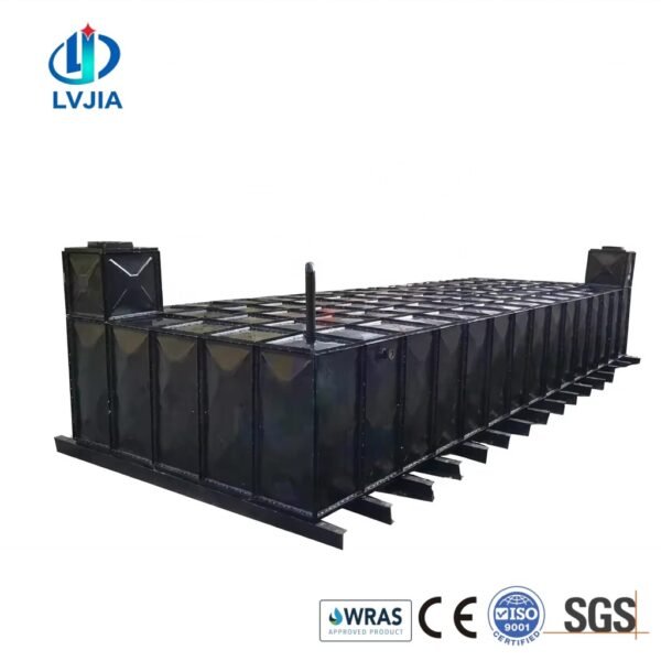 BDF Underground Pump Station Tank 1000m3 — bdf pump station tank — completed installation ready for commissioning