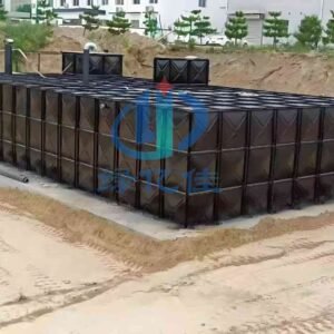 Anti-Corrosion BDF Pump Station Water Tank — anti corrosion bdf tank — full elevation of the assembled tank
