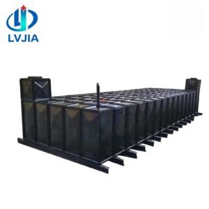 BDF Underground Rainwater Tank 10000L — 10000 litre bdf tank — full elevation of the assembled tank