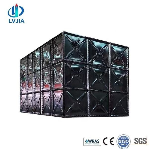 BDF Underground Rainwater Tank 10000L — 10000 litre bdf tank — access hatch, vent and pipework connections