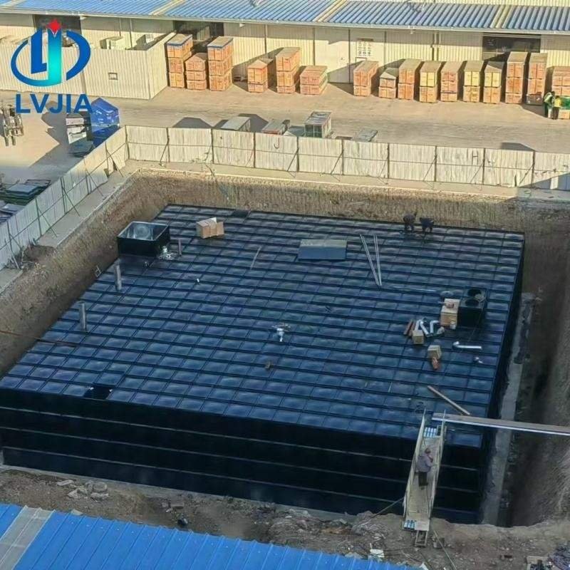 Depósito BDF enterrado para agua de lluvia de 10.000 L