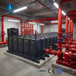 BDF Underground Pump Station Tank 1000m3 — bdf pump station tank — the tank in service on a working site