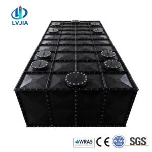BDF Underground Pump Station Tank 1000m3 — bdf pump station tank — external bracing frame and stiffeners