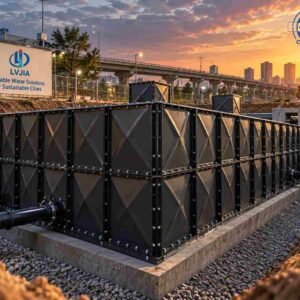 Heavy-Duty BDF Underground Fire Water Tank — bdf fire water tank — completed installation ready for commissioning