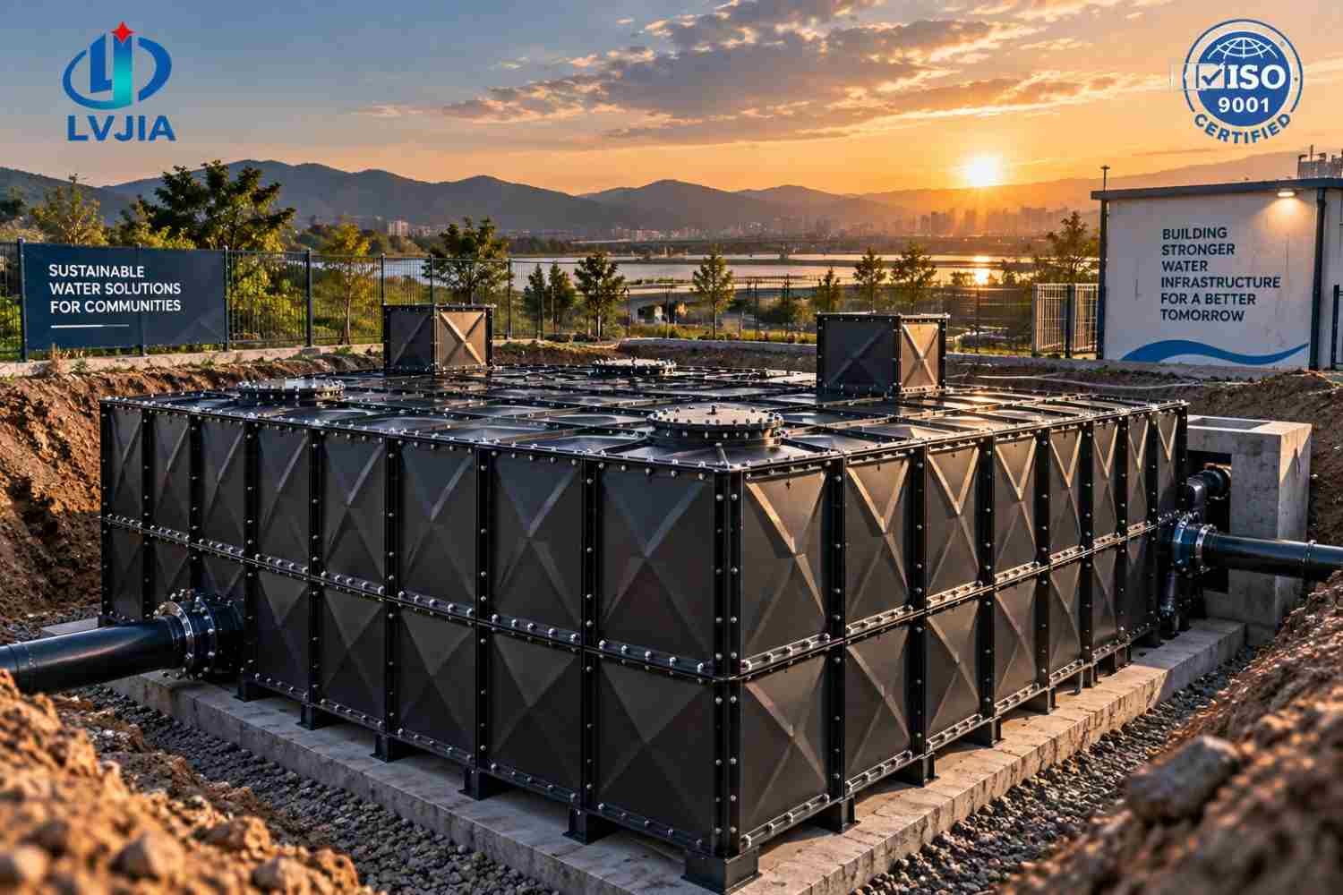 Heavy-Duty BDF Underground Fire Water Tank