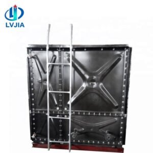 Enamel Fire Water Tank, 1000 Litre — enamel fire water tank — access hatch, vent and pipework connections