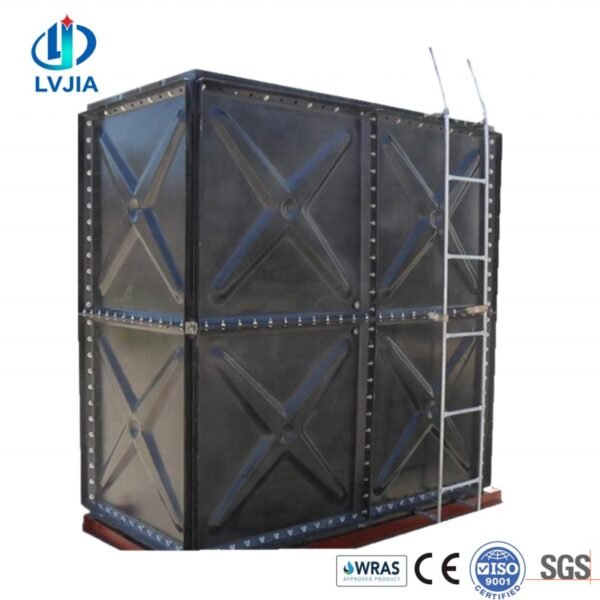 Enamel Biogas Tank, Sludge Digester — enamel biogas tank — access hatch, vent and pipework connections