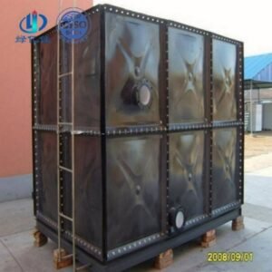 Enamel Rainwater Tank, 100,000 Gallon — enamel rainwater tank — completed installation ready for commissioning
