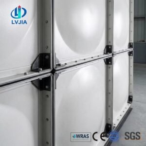 Portable GRP Water Tank for Construction — portable GRP water tank — full elevation of the assembled tank