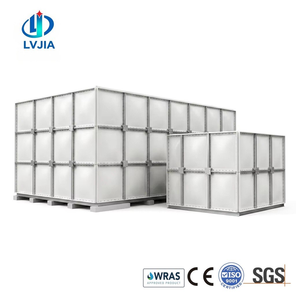 Horizontal GRP Water Tank, Low Profile