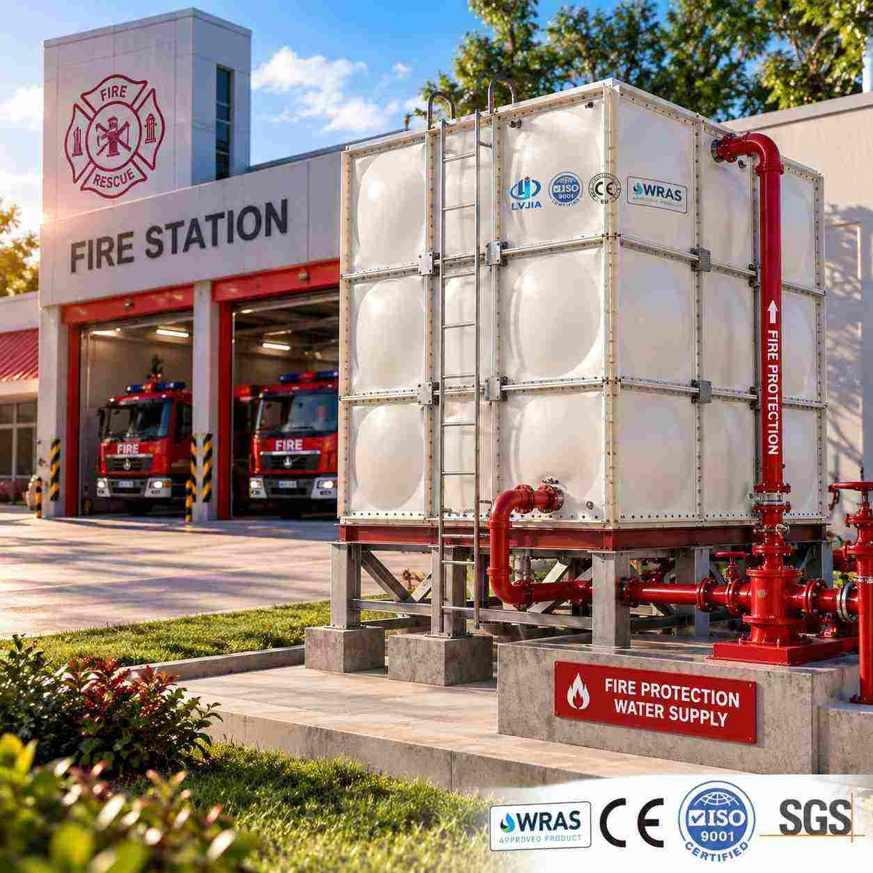 GRP Potable Water Tank, Food Grade