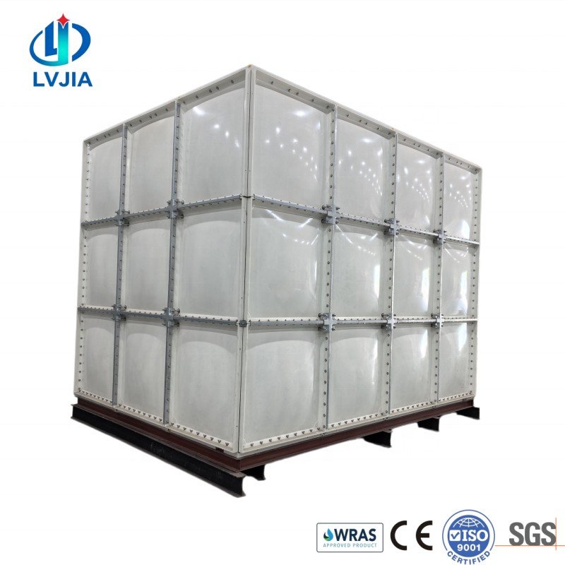 Insulated GRP water tank for residential cold-water storage