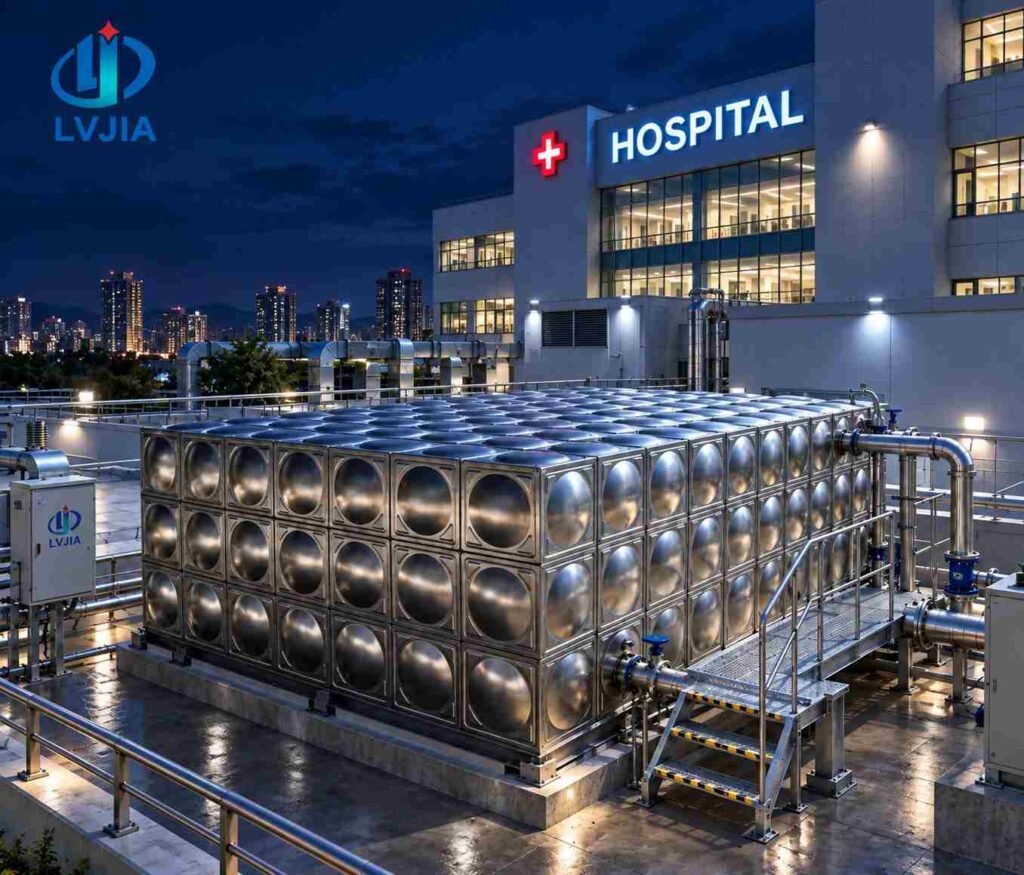 Đầu nối Bồn nước làm mát inox cấp cho bộ trao đổi nhiệt