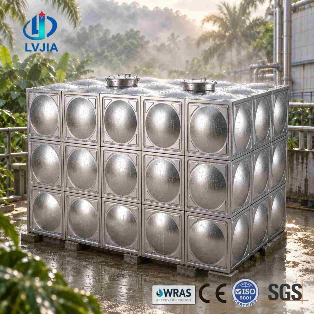 Stainless Steel Industrial Water Tank