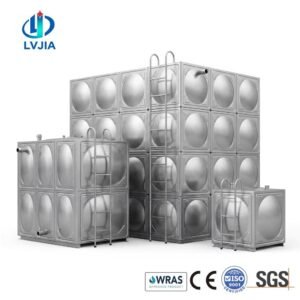 Stainless Steel Irrigation Tank, Embossed 316L — stainless steel irrigation tank — panels crated for delivery from the Dezhou