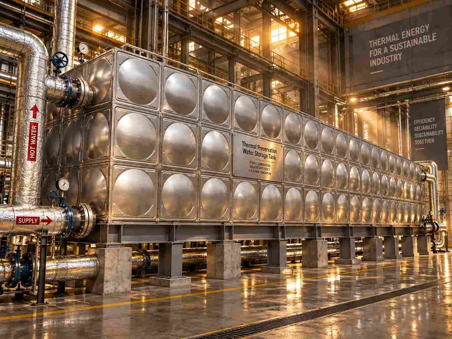 Insulated Stainless Steel Tank, Reservoir